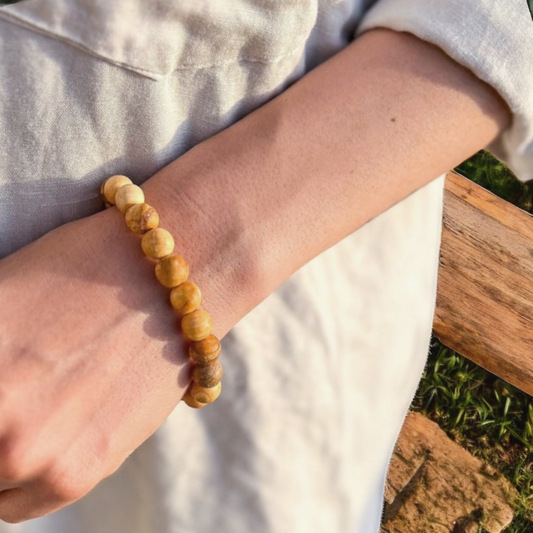 Pulsera Palo Santo Aromática Elástica - Protección y energía positiva