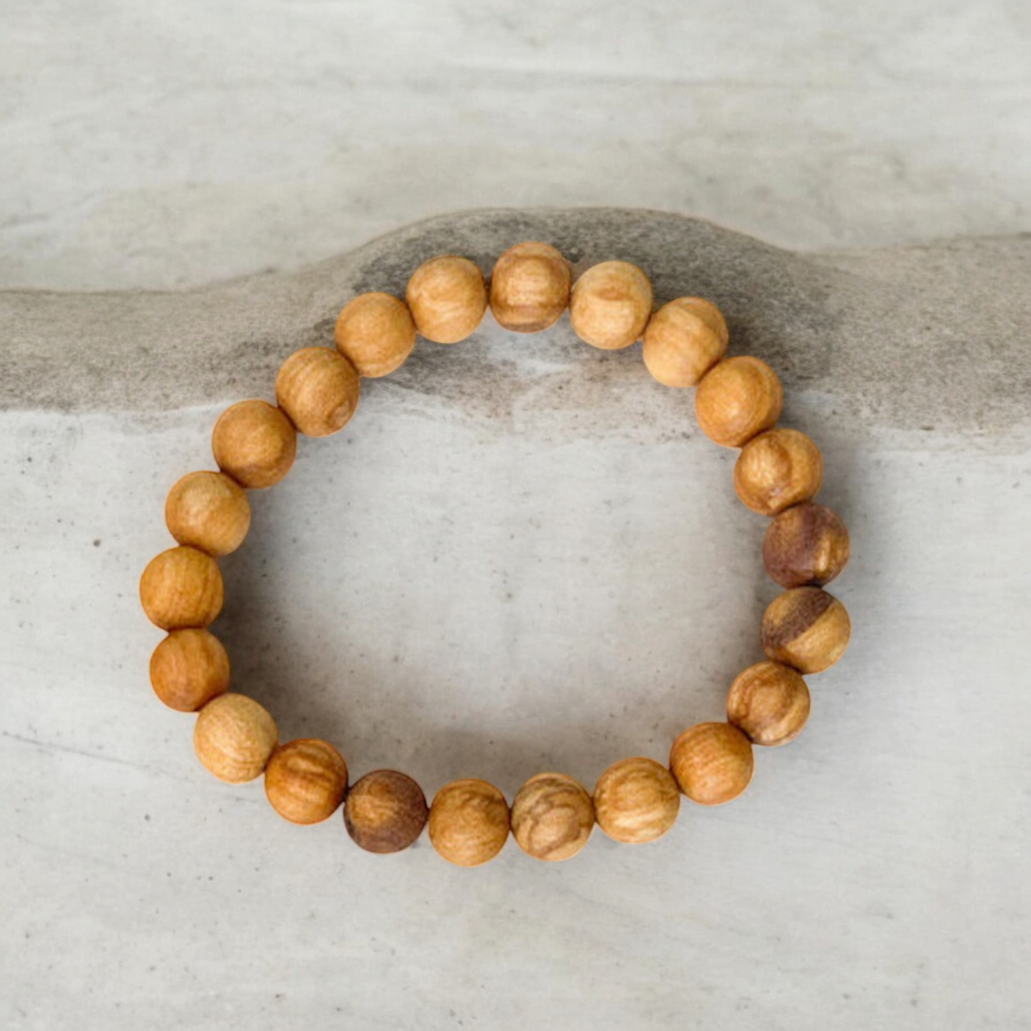 Pulsera Palo Santo Aromática Elástica - Protección y energía positiva