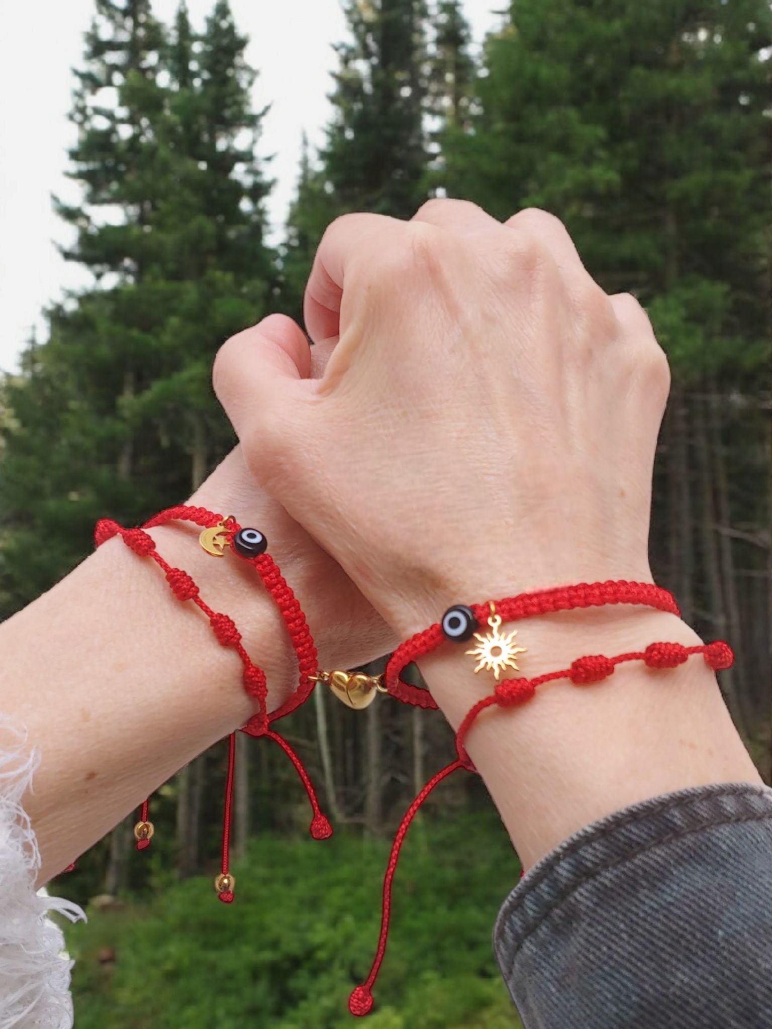 Pulseras Sol y Luna  