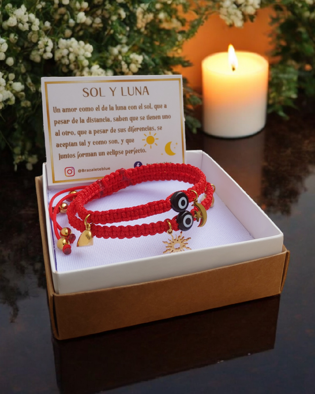 Pulseras Sol y Luna  